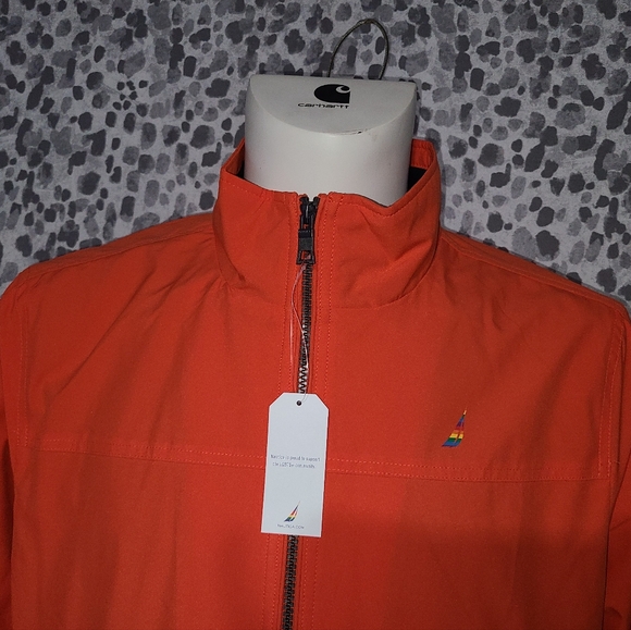 Nautica Men's Size L Full Zip Pride Windbreaker Weather Resistant Jacket NWT - Picture 4 of 14